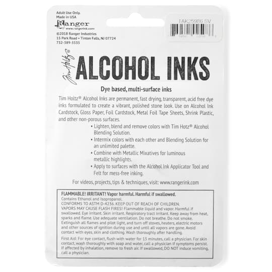 6 Pack: Tim Holtz® Summit View Alcohol Ink Set